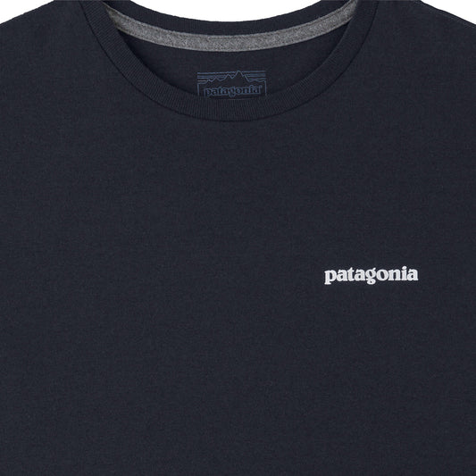 Patagonia L/S P-6 Logo Responsibili-Tee New Navy