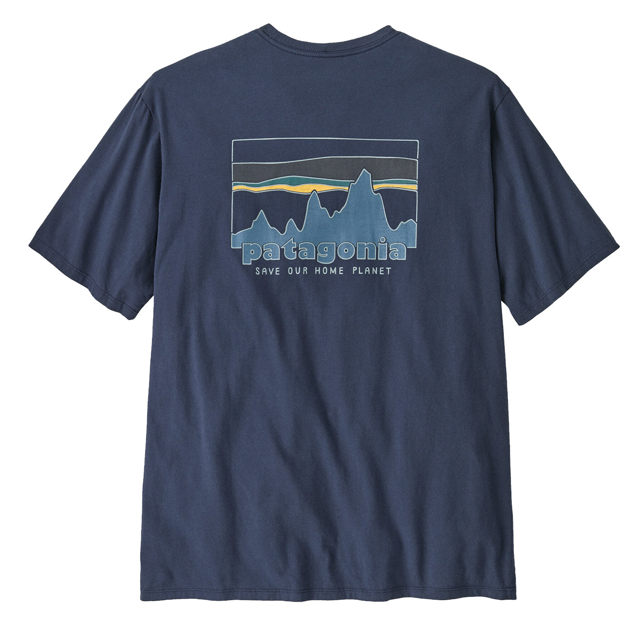 Patagonia '73 Skyline Organic T-Shirt New Navy