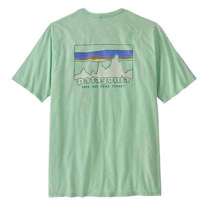 Patagonia '73 Skyline Organic T-Shirt Rinsed Green