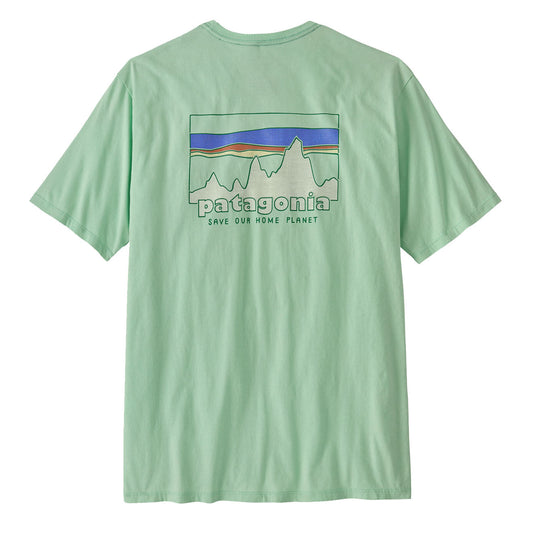Patagonia '73 Skyline Organic T-Shirt Rinsed Green