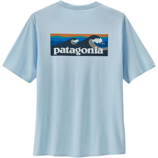 Patagonia Capilene Cool Daily Graphic Men's S/S T-Shirt - Big Sky Blue