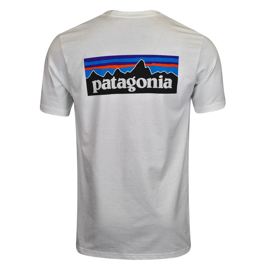 Patagonia P-6 Logo Responsibili Tee White